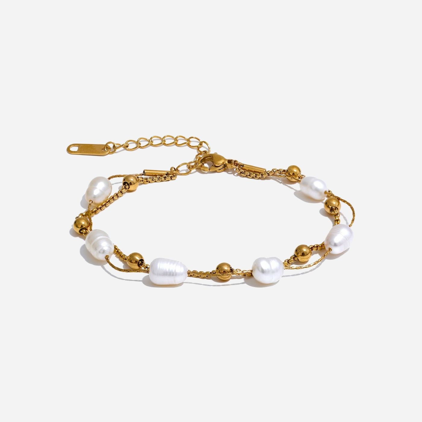 Double Pearl Bracelet