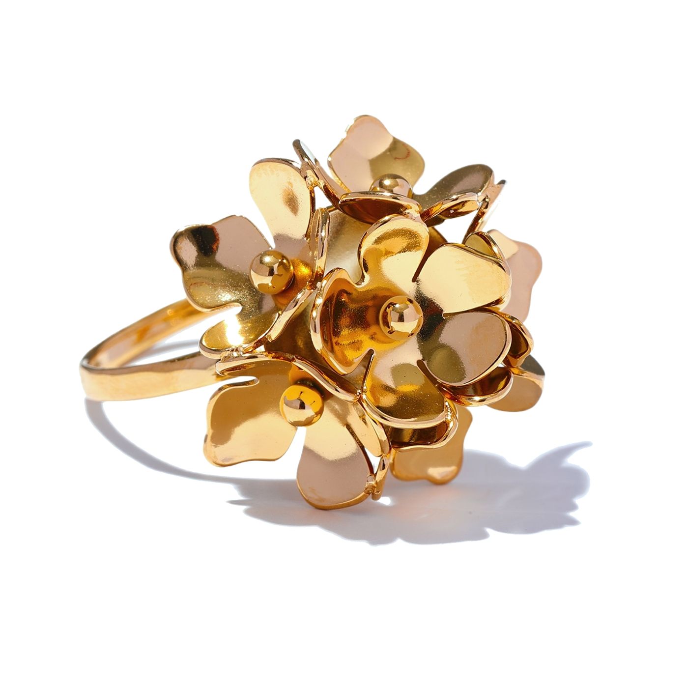 Flowers Adjustable Ring