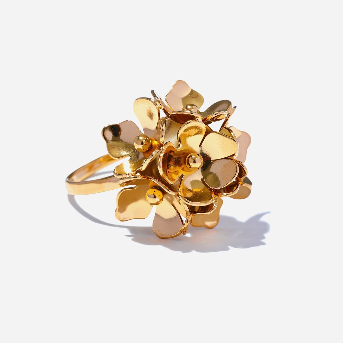 Flowers Adjustable Ring