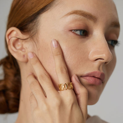 Adjustable Geometric Ring