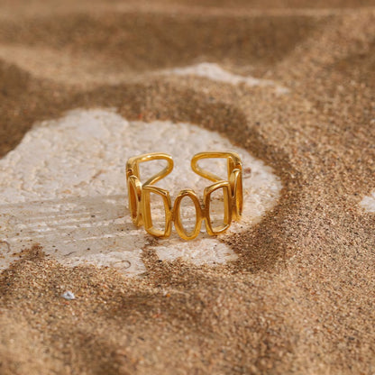 Adjustable Geometric Ring