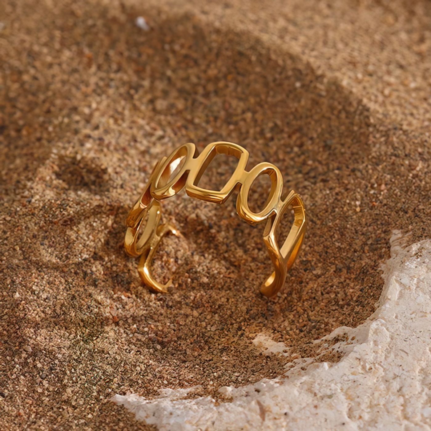 Adjustable Geometric Ring