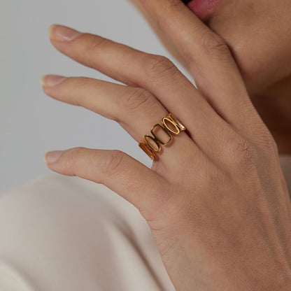 Adjustable Geometric Ring