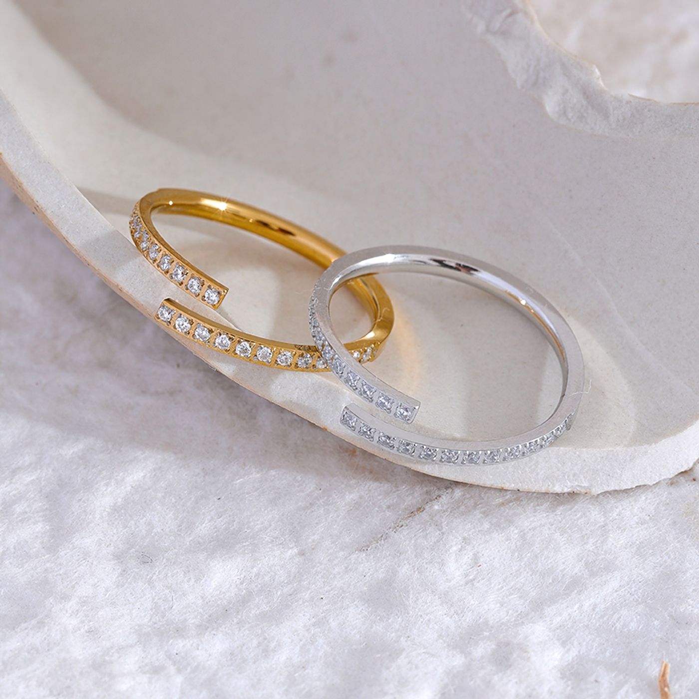 Adjustable Zirconia  Ring