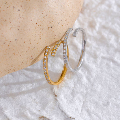 Adjustable Zirconia  Ring