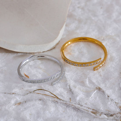 Adjustable Zirconia  Ring