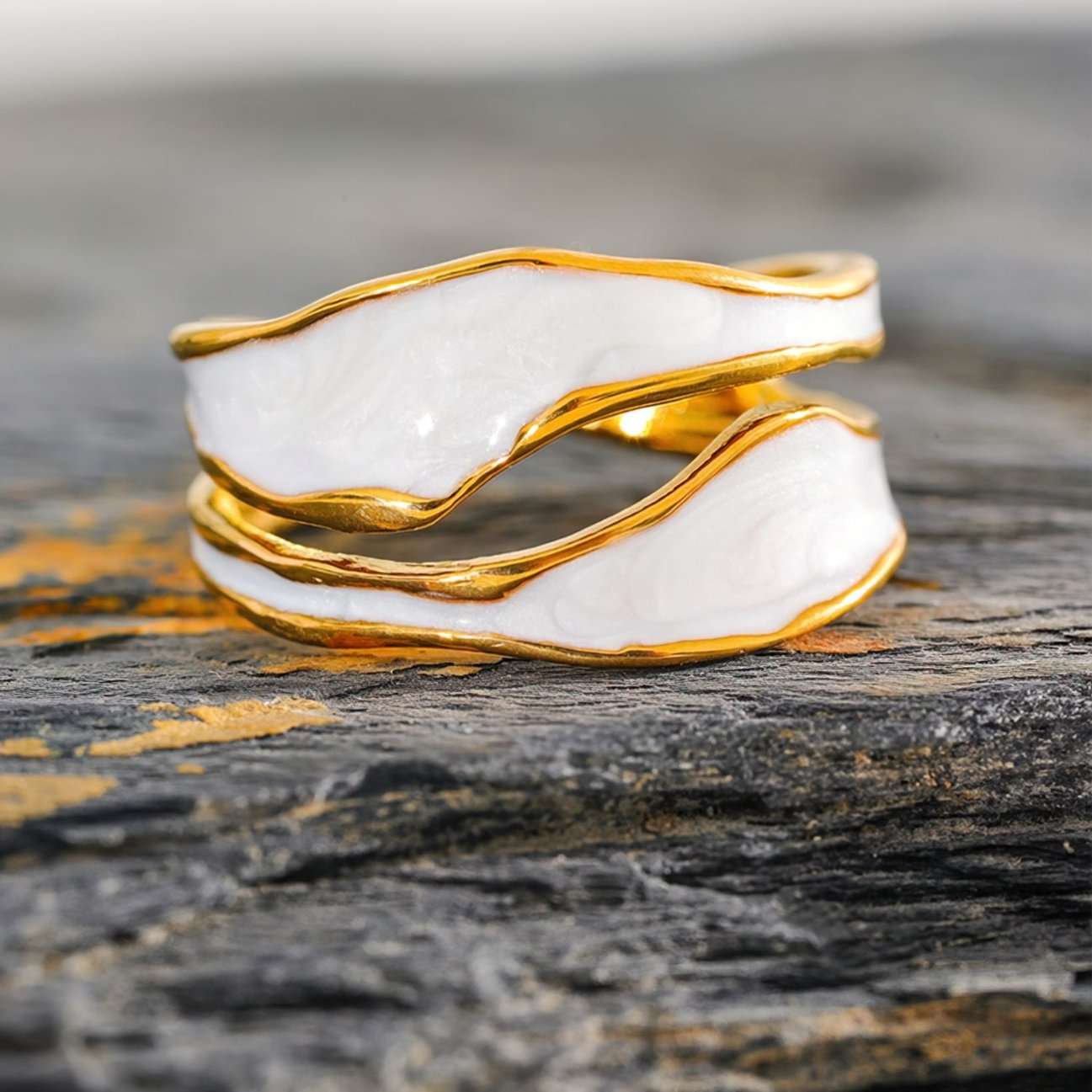 Adjustable Asymmetric Resin  Ring