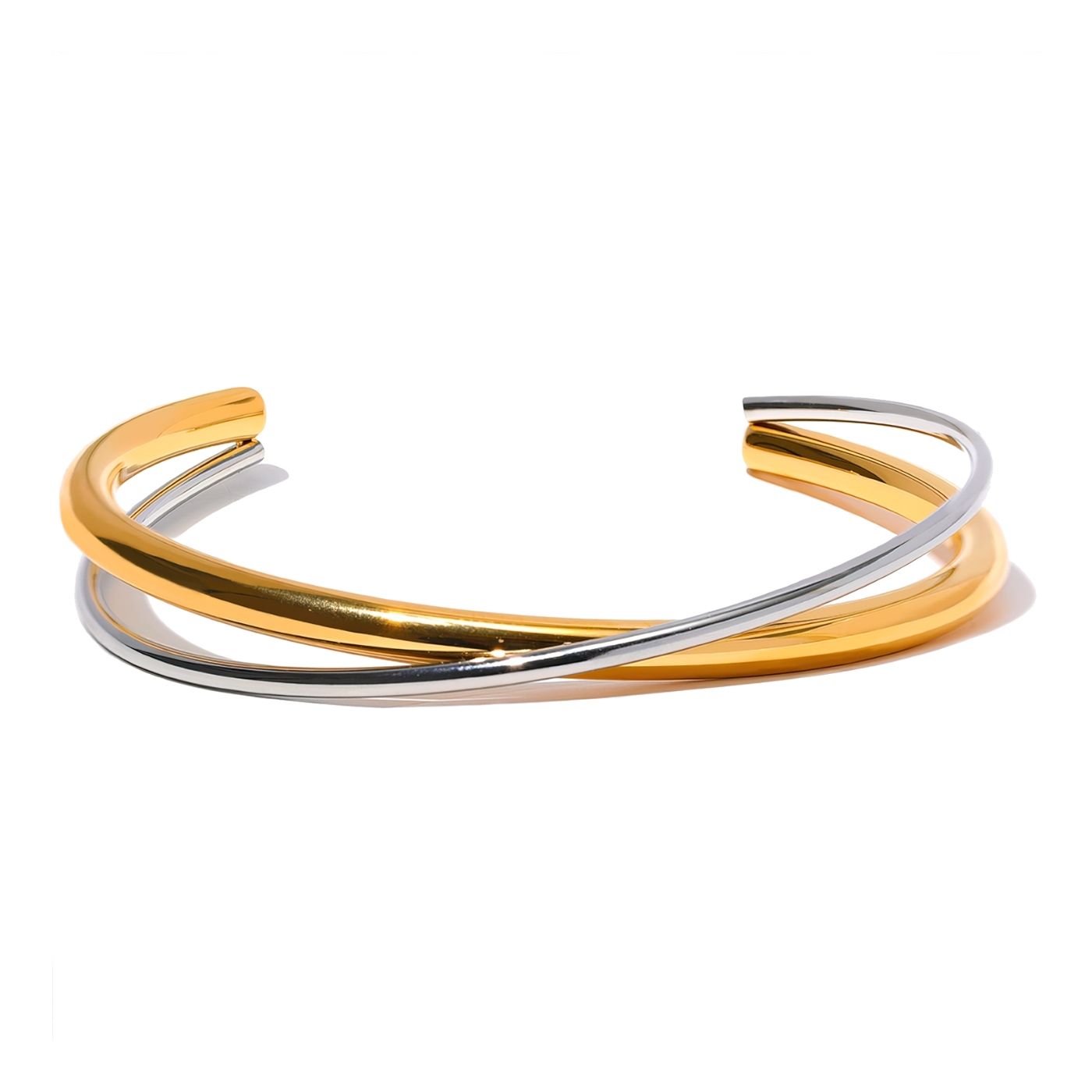Bracelet manchette double Florence