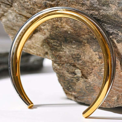 Bracelet manchette double Florence