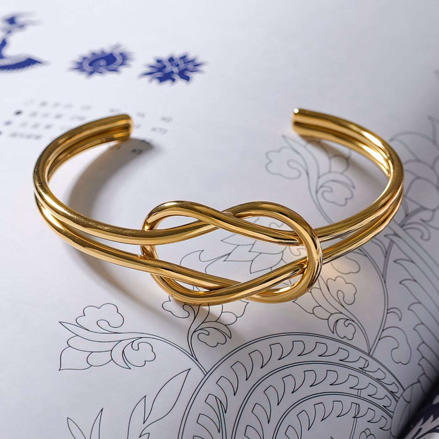 Double Knot Cuff Bracelet