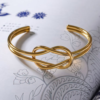 Double Knot Cuff Bracelet