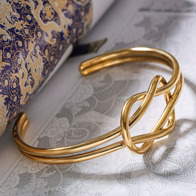 Double Knot Cuff Bracelet