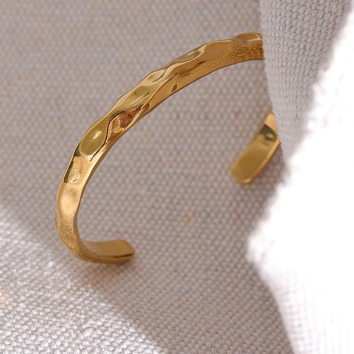 Irregular Organic Cuff Bracelet