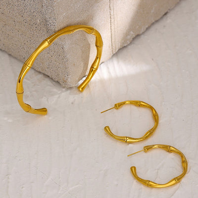 Bracelet manchette irrégulier organique Hazel