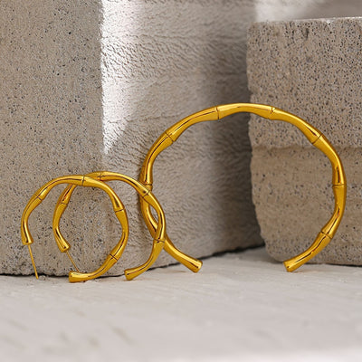 Bracelet manchette irrégulier organique Hazel