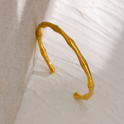 Bracelet manchette irrégulier organique Hazel