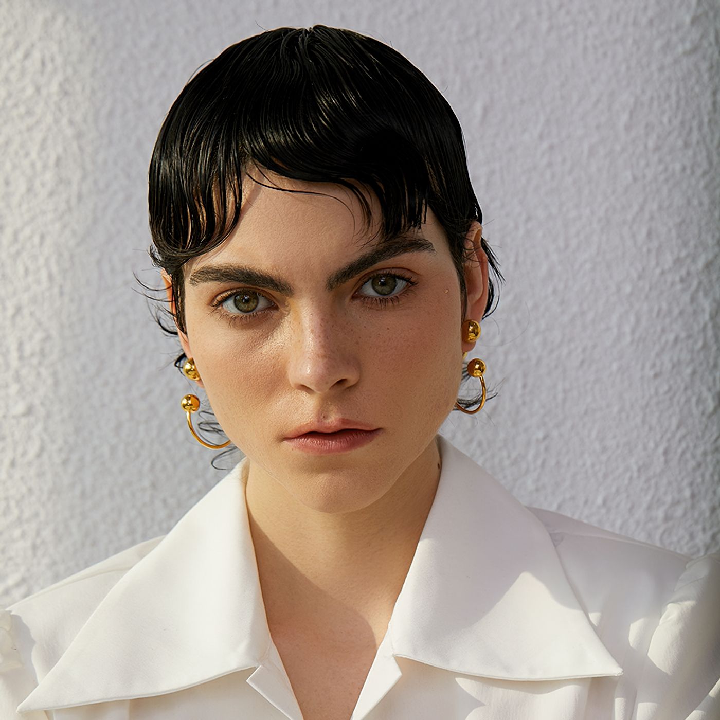 Beaded Hoop Earrings