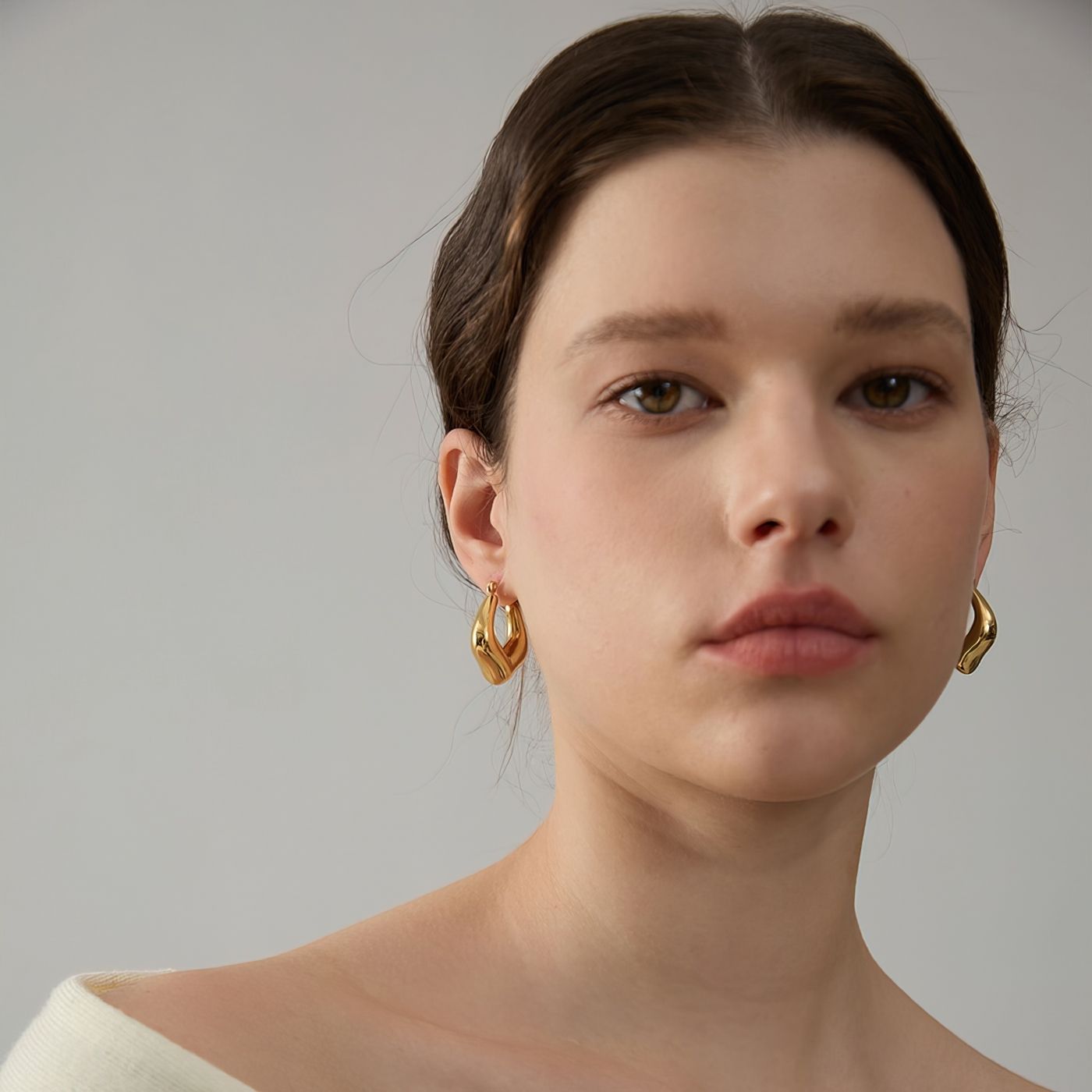 Geometric Hoop Earrings
