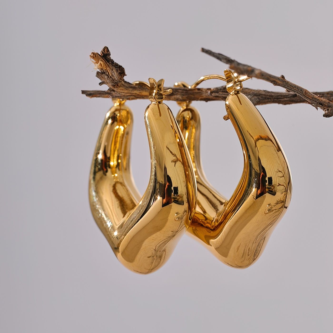 Geometric Hoop Earrings