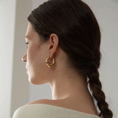 Geometric Hoop Earrings