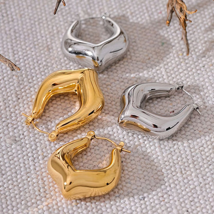 Geometric Hoop Earrings