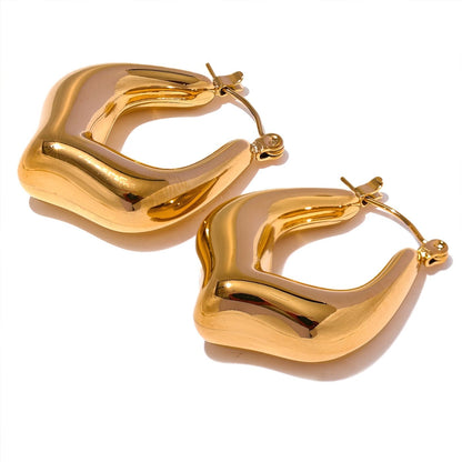 Geometric Hoop Earrings