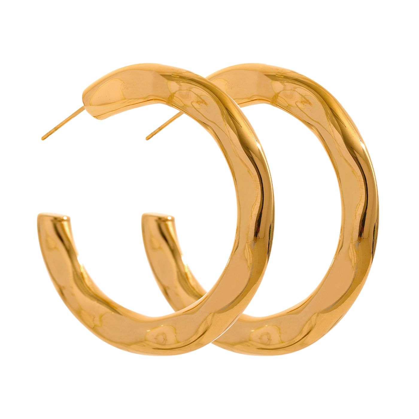 Irregular Large Hoop Earrings