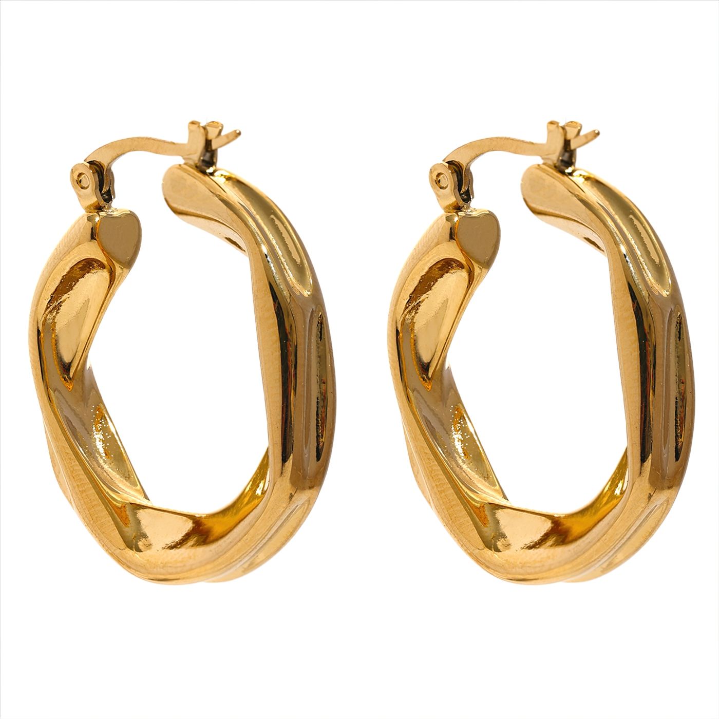 Katie Organic Hoop Earrings