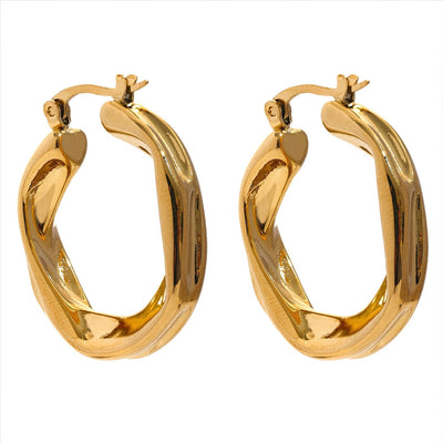 Katie Organic Hoop Earrings