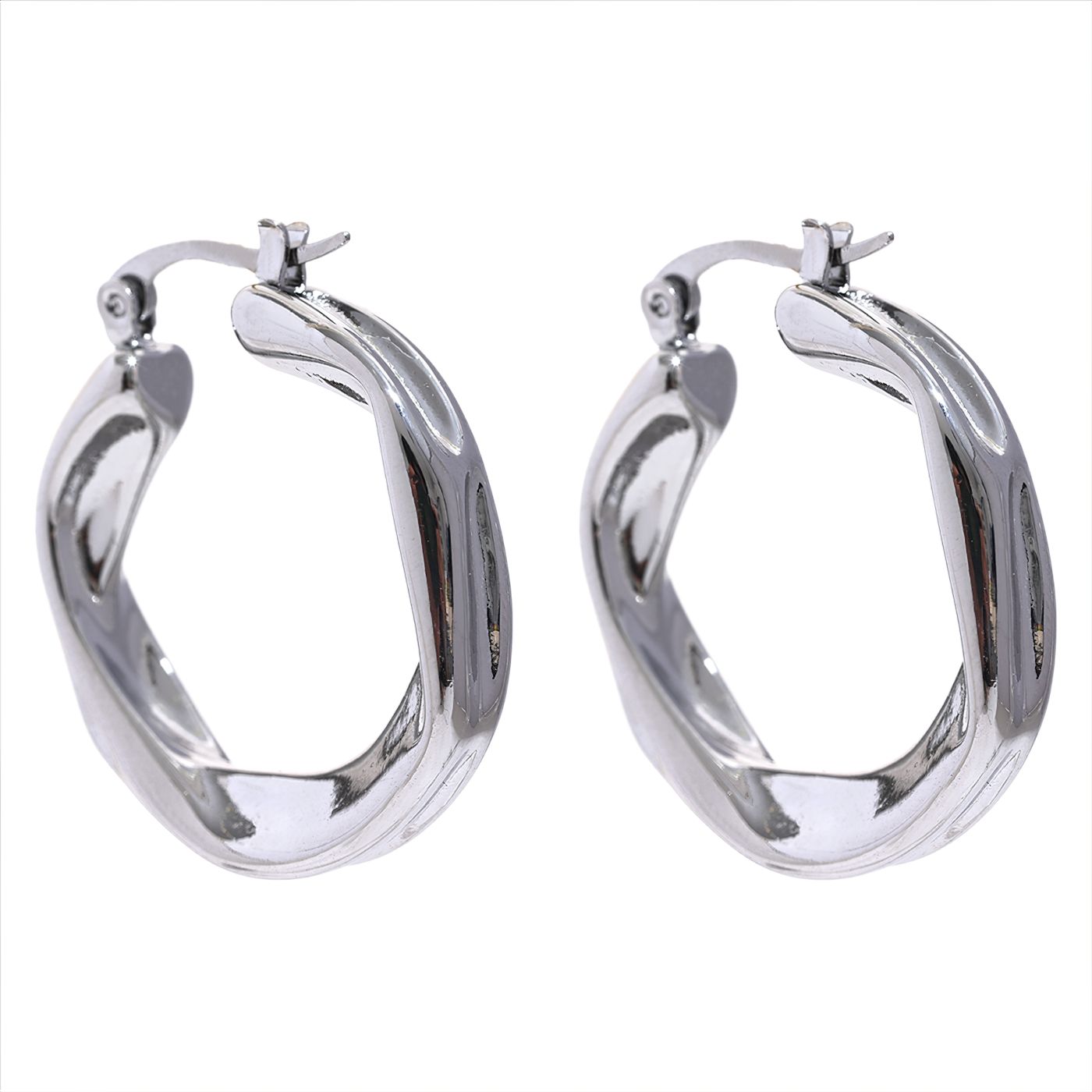 Katie Organic Hoop Earrings