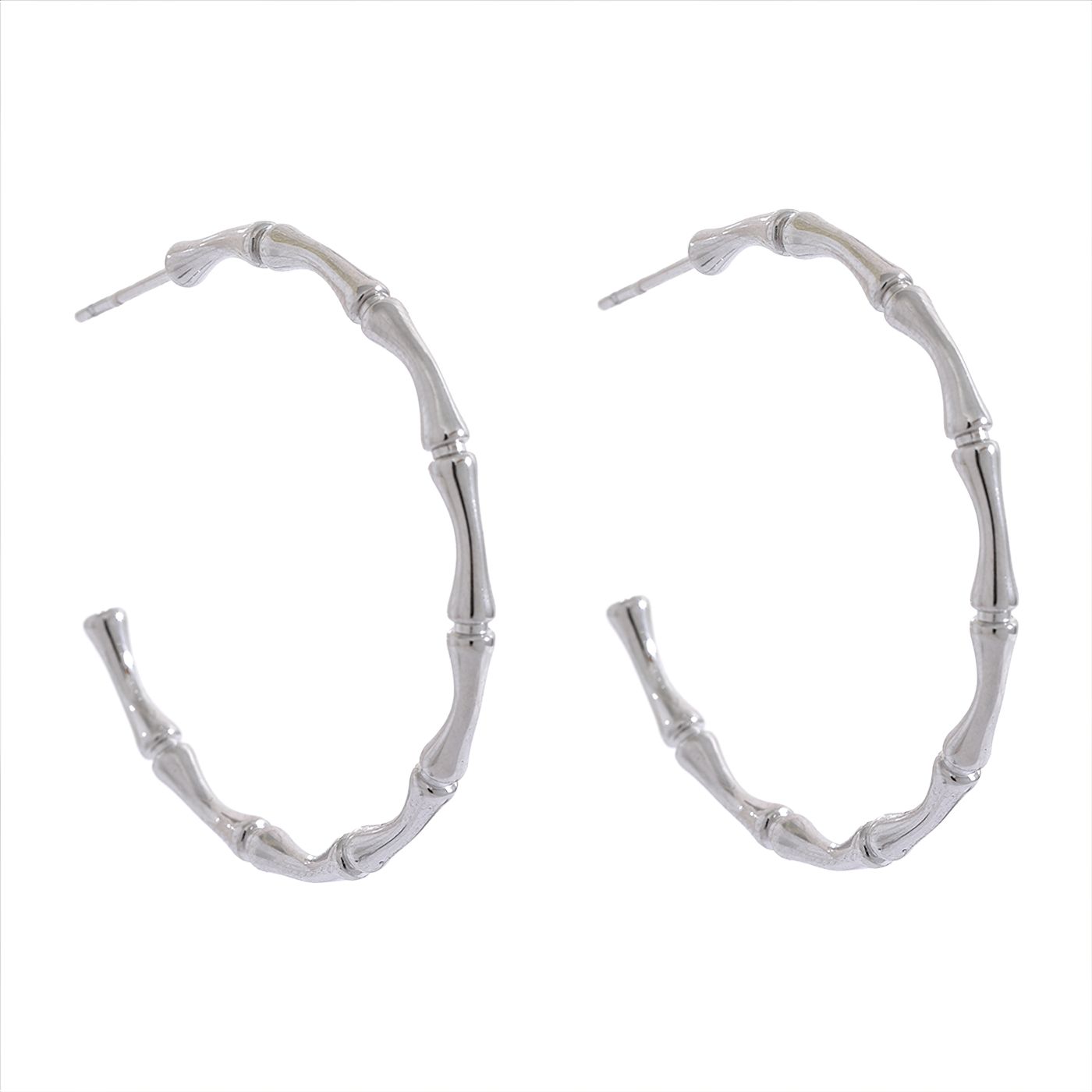 Irregular Organic Hoop Earrings