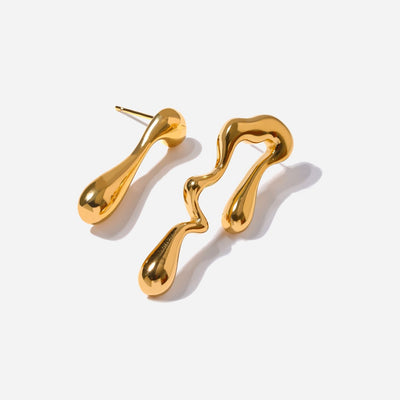 Asymmetric Organic Earrings