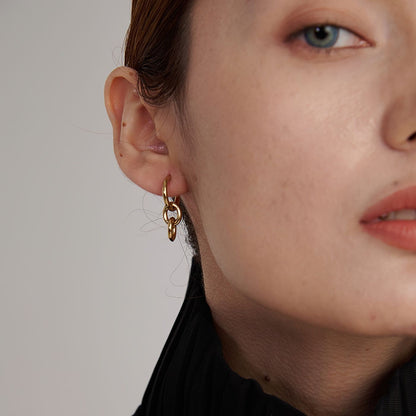 Short Link Earrings