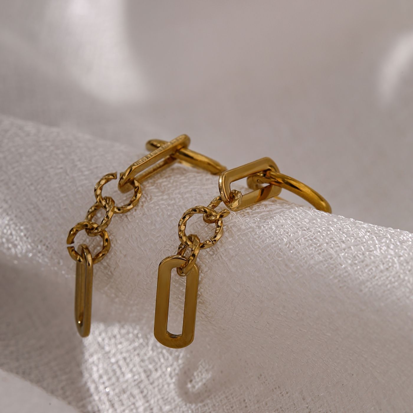 Long Link Earrings