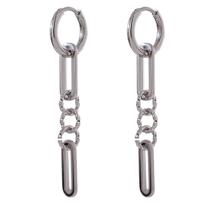 Long Link Earrings
