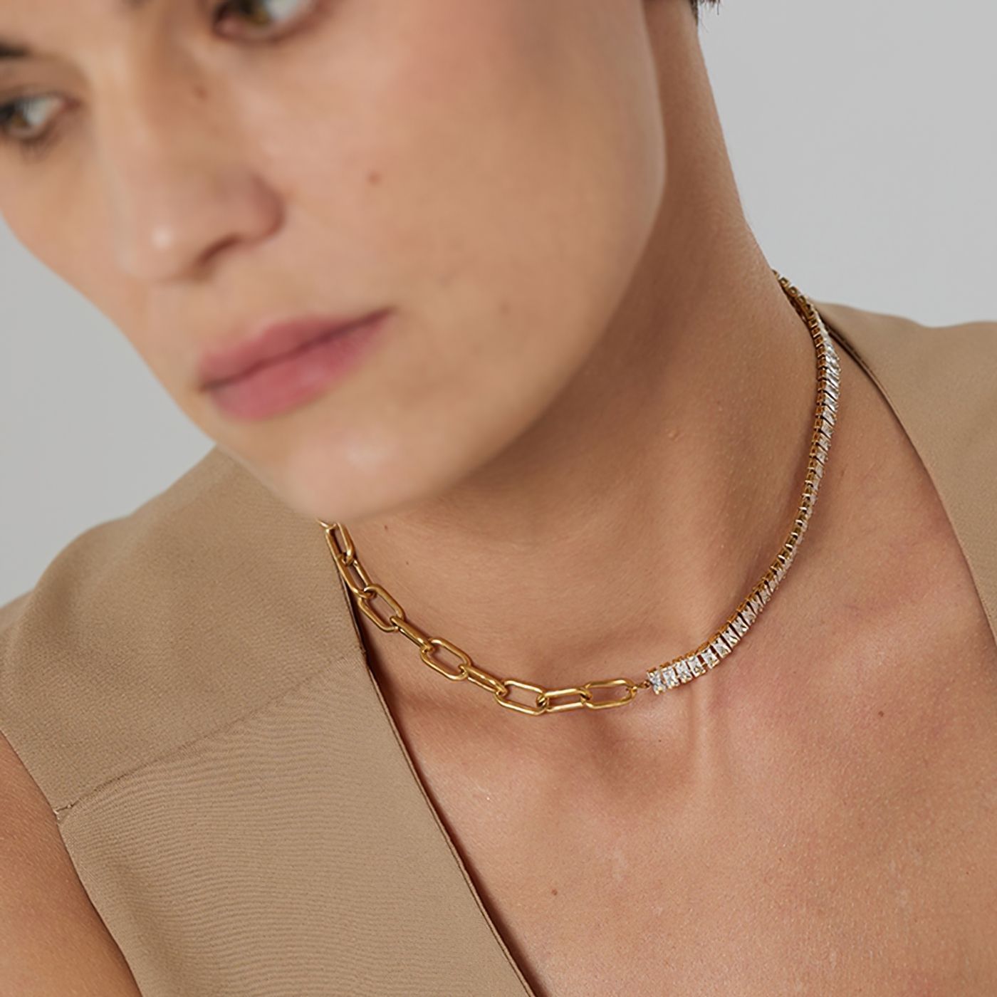 Riviera Link Choker Necklace