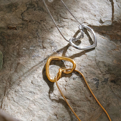 Hollow Heart Necklace