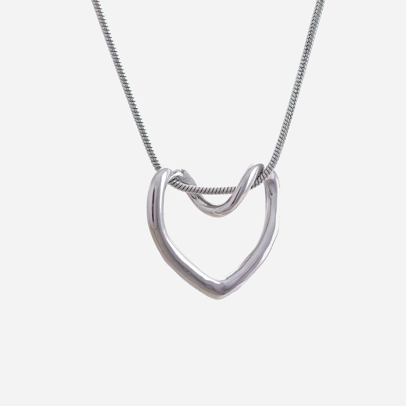 Hollow Heart Necklace