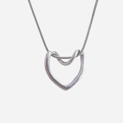 Hollow Heart Necklace