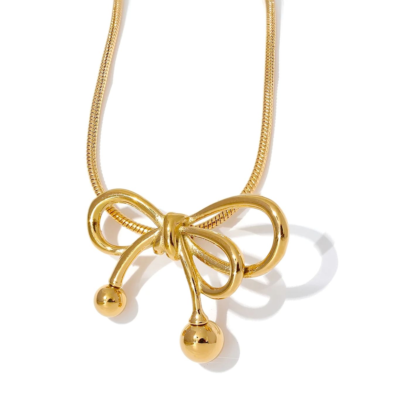 Venetian Chain Necklace with Bow