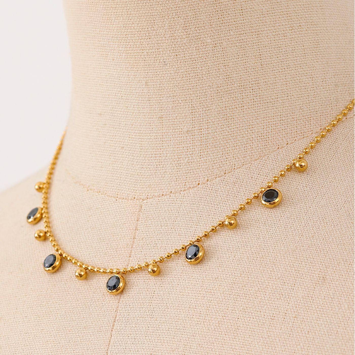 Delicate Necklace with Zirconia