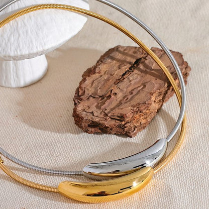 Asymmetric Organic Necklace