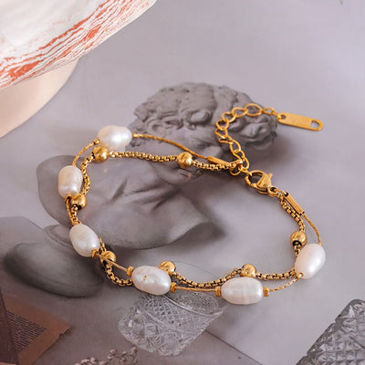 Bracelet double perle