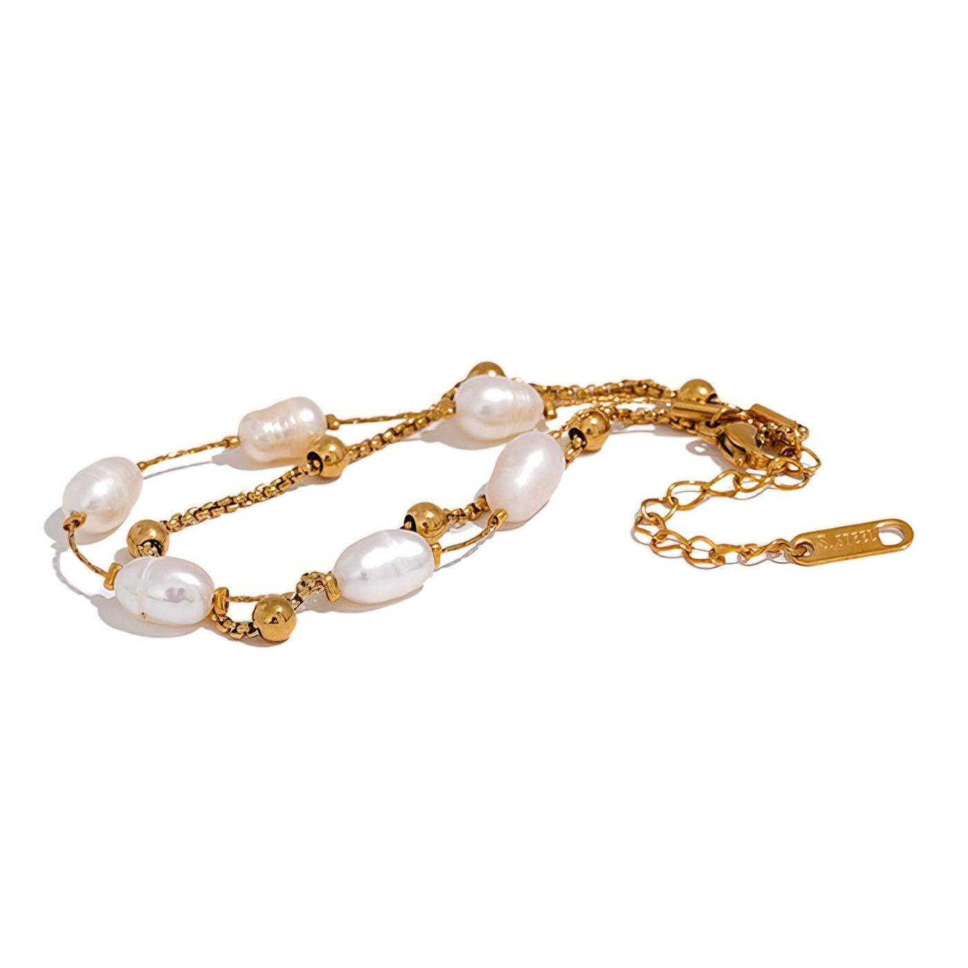 Double Pearl Bracelet
