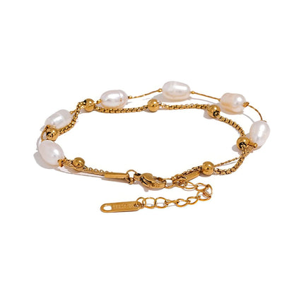 Double Pearl Bracelet