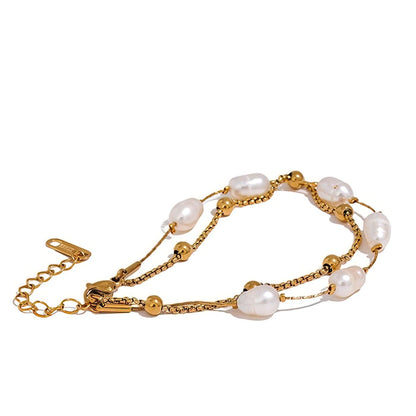 Double Pearl Bracelet