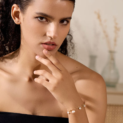 Bracelet double perle