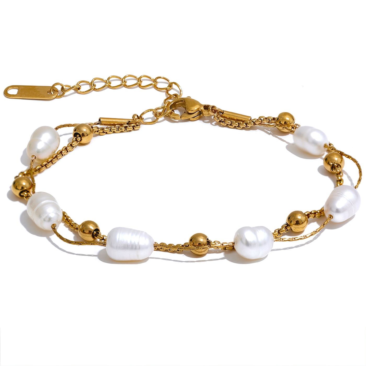 Double Pearl Bracelet
