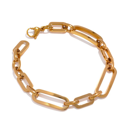 Bracelet with Large Asymmetrical Links