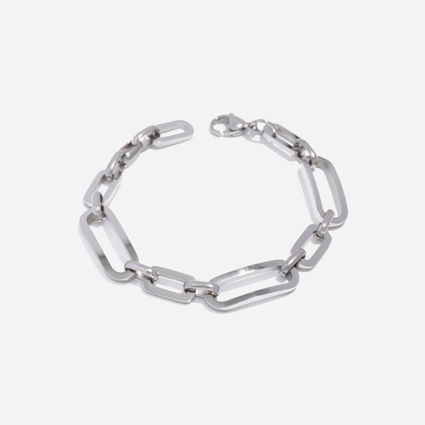Bracelet with Large Asymmetrical Links